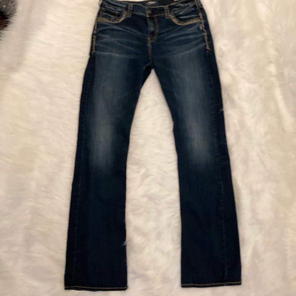 Silver Jeans Women’s Suki High Boot Jeans - Dark Blue